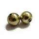 5x vintage goldfarben Metallperlen 10mm goldfarben Metall Spacer - Schmuckzubehör Metallperlen - Leisure-Beads DIY