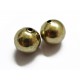 2x vintage goldfarben Metallperlen 12mm goldfarben Metall Spacer - Schmuckzubehör Metallperlen
