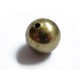 1x vintage goldfarben Metallperlen 16mm - Schmuckzubehör
