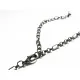 1x Gunmetal Halskette ca. 71cm 6x3x1mm Eisen Gliederkette in metallschwarze mit Karabinerhaken - gunmetal Schmuckzubehör - Leisure-Beads DIY