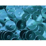 23g blaue Pailletten 5mm runde flache Pailletten - Bastelbedarf