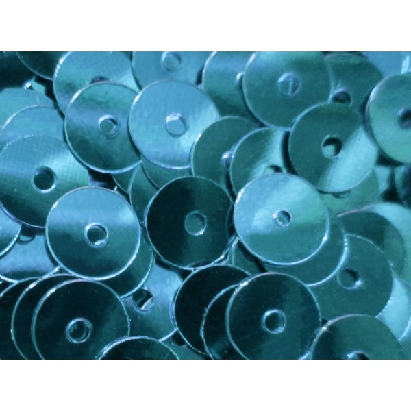 23g blaue Pailletten 5mm runde flache Pailletten - Bastelbedarf