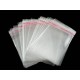  200 Folienbeutel 60x40mm selbstklebend transparent Schmuck Verpackung - Schmuckzubehör