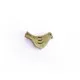 1x Bronze Vogel Metallperle 15x12mm bronzefarbene Vogel Perle Spacer - bronze Schmuckzubehör Metallperlen - Leisure-Beads DIY