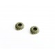 5x bronze Metallperlen 8x3mm Großlochperle bronze Spacer - Schmuckzubehör bronze Metallperle