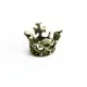 1x bronze Krone Anhänger ca. 18x10mm bronzefarbener Schmuckanhänger - bronze Schmuckzubehör - Leisure-Beads DIY