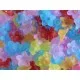 50 Stück bunte Blumen Perlenkappen ca. 10x5mm aus Acryl Blumen - Schmuckzubehör - Leisure-Beads DIY