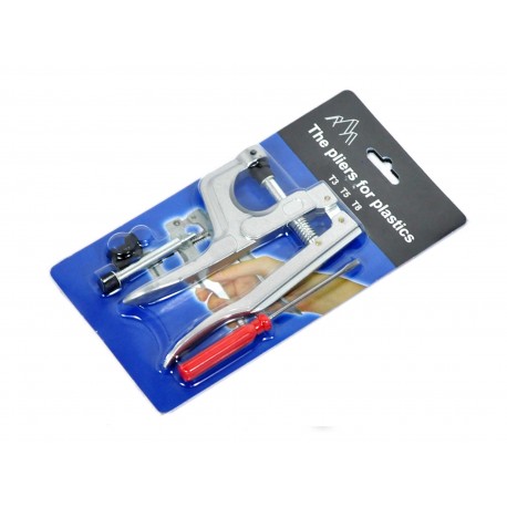 Leisure-Beads - 1x KAM Set für Snap Pliers KAM Zange für Größe T-3 T-5 T-8 Plastik Druckknöpfe - Bastelbedarf