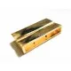 Goldfarbener Magnet Verschluss 37x19x7mm Einklebverschluss - Schmuckzubehör - Leisure-Beads DIY