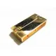 Goldfarbener Magnet Verschluss 37x19x7mm Einklebverschluss - Schmuckzubehör - Leisure-Beads DIY