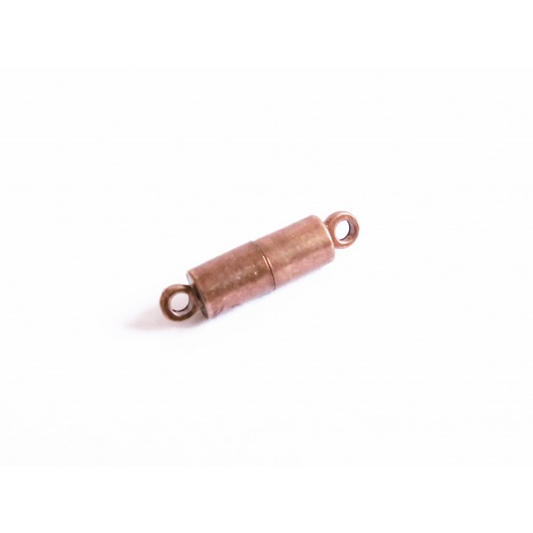 1x kupferfarben Magnetverschluss 16x4mm - Schmuckzubehör - Leisure-Beads DIY