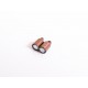 Kupferfarbener Magnetverschluss 16x4mm zylinderförmig - Schmuckzubehör Magnetverschluss