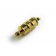 Goldfarbener zylinderförmiger Magnetverschluss 17x5mm