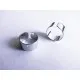 2 Stück / 1 Paar silber Ohr Cuffs ca. 10x5mm silberfarbene Ohrklemmen - Schmuckzubehör zum Ohr Cuffs selbermachen - Leisure-Beads DIY