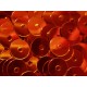 23g orange Pailletten 5mm runde flache Pailletten - Bastelbedarf