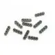 10x Kettenverbinder Kettenverteiler schmal silberfarben 14 mm - Leisure-Beads DIY
