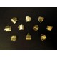 10x goldfarbene Bandklemme 6mm Bandverbinder - Schmuckzubehör