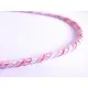 1m elastische rosa Kordel 6mm rosa Schmuckband mit seidigem Glanz - Schmuckzubehör Kordel für Halsband - Leisure-Beads DIY