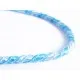 1m elastische hellblaue Kordel 6mm hellblaues Schmuckband mit seidigem Glanz - Schmuckzubehör Kordel für Halsband - Leisure-Beads DIY