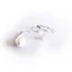 1 Paar hellsilberfarbene Ohrclips zum Bekleben ca. 19x18mm Ohrklemme - Schmuckzubehör zum Ohrclips selbermachen - Leisure-Beads DIY