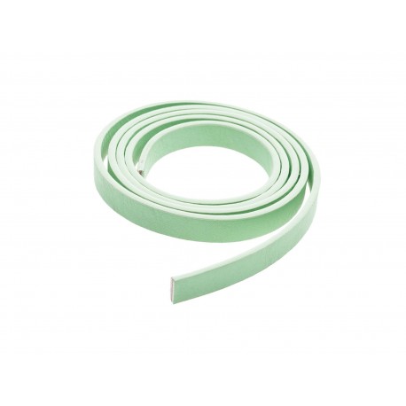 Leisure-Beads - 1m synth. mintfarbenes Lederband 11mm Kunstlederband - Schmuckzubehör