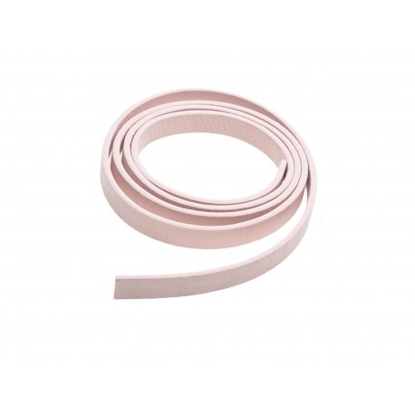 Leisure-Beads - 1m synthetisches altrosa Lederband 11x3mm Kunstlederband - Schmuckzubehör