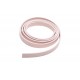 1m synthetisches altrosa Lederband 11x3mm Kunstlederband - Schmuckzubehör