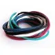 Mix Kunstlederband 5x 1m Stärke 3,5mm synthetisches Lederband - Schmuckzubehör - Leisure-Beads DIY