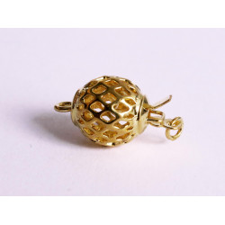 Leisure-Beads - 1x goldfarben Kastensteckverschluss 8x14mm - Schmuckzubehör Schmuckverschluss