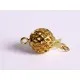 Goldfarbener Kastensteckverschluss 8x14mm goldfarben Kastenverschluss Steckverschluss - Schmuckzubehör Schmuckverschluss - Leisure-Beads DIY