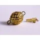 Goldfarbener Kastensteckverschluss 8x14mm goldfarben Kastenverschluss Steckverschluss - Schmuckzubehör Schmuckverschluss - Leisure-Beads DIY