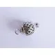 1x silber Kastensteckverschluss 10x18mm silber Kugel Kastenverschluss Steckverschluss - Schmuckzubehör Schmuckverschluss - Leisure-Beads DIY