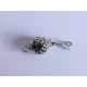1x silber Kastensteckverschluss 10x18mm silber Kugel Kastenverschluss Steckverschluss - Schmuckzubehör Schmuckverschluss - Leisure-Beads DIY