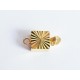 1x goldfarben Kastensteckverschluss 16x8x4,5mm - Schmuckzubehör Schmuckverschluss
