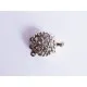 1x silber Strass Kastensteckverschluss 21x16x8mm silber Kastenverschluss Steckverschluss - Schmuckzubehör Schmuckverschluss - Leisure-Beads DIY