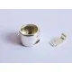 1x hellsilber Strass Kastensteckverschluss 18x12x8,5mm Kastenverschluss Steckverschluss - Schmuckzubehör Schmuckverschluss - Leisure-Beads DIY