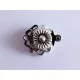 1x silber Strass Kastensteckverschluss 14x12x7mm Kastenverschluss Steckverschluss - Schmuckzubehör Schmuckverschluss - Leisure-Beads DIY
