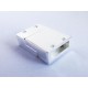 1x hellsilber Magnet Verschluss 20x14x6mm hellsilber Einklebverschluss - Schmuckzubehör Schmuckverschluss