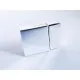 1x hellsilber Magnet Verschluss 20x14x6mm hellsilber Einklebverschluss - Schmuckzubehör Schmuckverschluss - Leisure-Beads DIY
