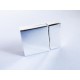 1x hellsilberfarben Magnetverschluss 20x14x6mm Innen 10x3mm hellsilberfarben Einklebverschluss - Schmuckzubehör Schmuckverschl