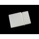 1x hellsilber Magnet Verschluss 20x14x6mm hellsilber Einklebverschluss - Schmuckzubehör Schmuckverschluss