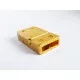 1x goldfarben Magnet Verschluss 23x13x6mm goldfarben Verschluss zum Einkleben - goldfarben Schmuckzubehör - Leisure-Beads DIY
