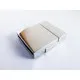 1x hellsilber Magnet Verschluss 24x20x6mm platinfarbener Einklebverschluss - Schmuckzubehör Schmuckverschluss - Leisure-Beads DIY