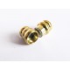 1x goldfarben Magnet Verschluss 18x8mm goldfarben Verschluss Zylinder - goldfarben Schmuckzubehör