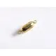1x glatter goldfarben Magnetverschluss 17x6mm in Zylinderform - Schmuckzubehör Magnetverschluss - Leisure-Beads DIY