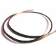 Ca. 1m synthetisches bronze Lederband 4x2mm Kunstlederband - Schmuckzubehör