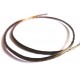 1m synthetisches bronzefarben Lederband 4x2mm Kunstlederband - Schmuckzubehör