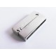 1x silber Magnet Verschluss 38x19x7mm silber Einklebverschluss - Schmuckzubehör Schmuckverschluss