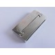 1x silber Magnet Verschluss II.Wahl 38x19x7mm silber Einklebverschluss - Schmuckzubehör Schmuckverschluss