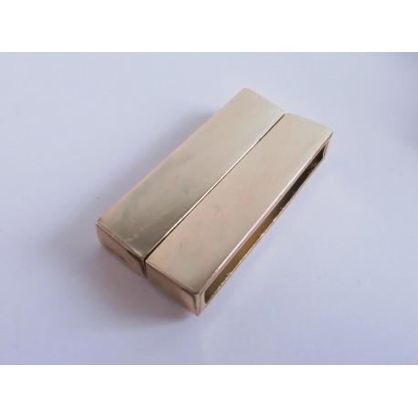 Leisure-Beads - 1x KC goldfarben Magnetverschluss Innen 34x4mm 38x19x7mm Einklebverschluss - KC Schmuckzubehör